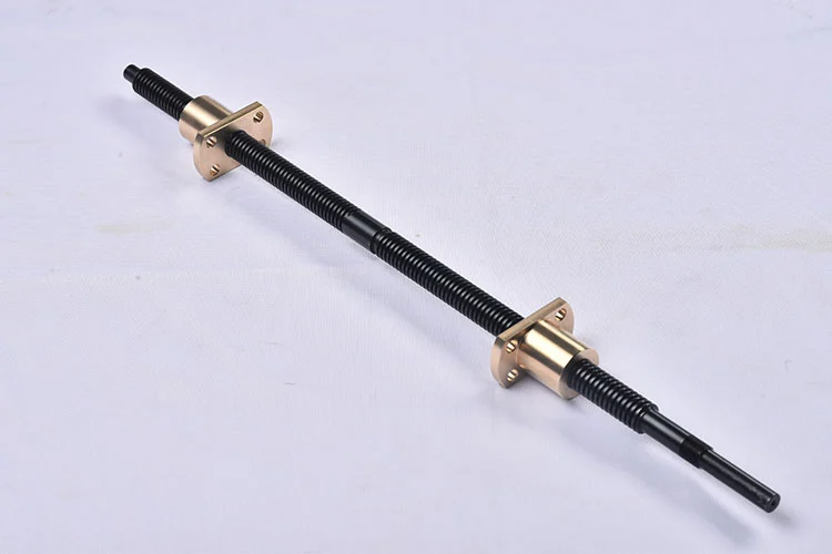 Trapezoidal Screw and Nut Set 02